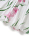 White 1930s Scoop Neck Floral Sleeveless Maxi Dress - vintage dress, retro fashion, pure white