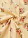 Yellow 1930s Ditsy Floral Mesh Sleeveless Ribbon Dress - vintage dress, retro fashion