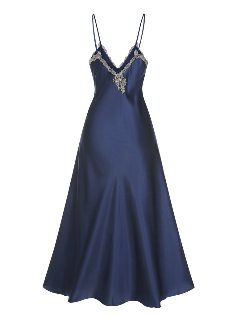 View 16: 1930s 1930s Embroidered Faux Satin Strap 