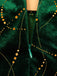 She slips into this 1930s Glitter Velvet Mermaid Dress and suddenly it's a 1930s daydream