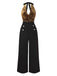 1930s Halter Neck Sequined Jumpsuit: timeless 1930s elegance she makes her own