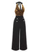 This 1930s Halter Neck Sequined Jumpsuit whispers 1930s secrets to those who notice
