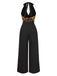1930s Halter Neck Sequined Jumpsuit — 1930s style that transcends decades