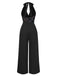 1930s Halter Neck Sequined Jumpsuit — 1930s style that transcends decades
