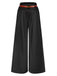 1930s High Waist Belted Wide-Leg Solid Pants — 1930s style for the woman going places