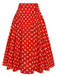She sways in this 1930s High Waist Contrast Polka Dots Skirt and it's pure 1930s magic