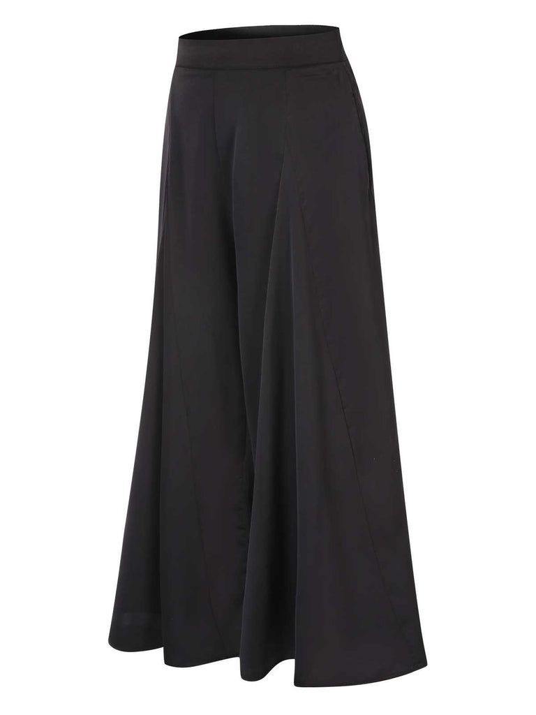 These 1930s High Waist Wide Leg Solid Pants carry 1930s ambition in every seam