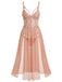 1930s Lace Spaghetti Strap Mesh Nightgowns - vintage fashion, retro style for vintage lovers
