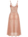 1930s Lace Spaghetti Strap Mesh Nightgowns - vintage fashion, retro style for vintage lovers
