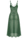 1930s Lace Spaghetti Strap Mesh Nightgowns - vintage fashion, retro style for vintage lovers