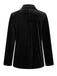 1930s Lapel Pocketed Velvet Solid Coat - vintage fashion, retro style