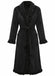 1930s Long Sleeve Flannelette Pajama Robe - vintage fashion, retro style