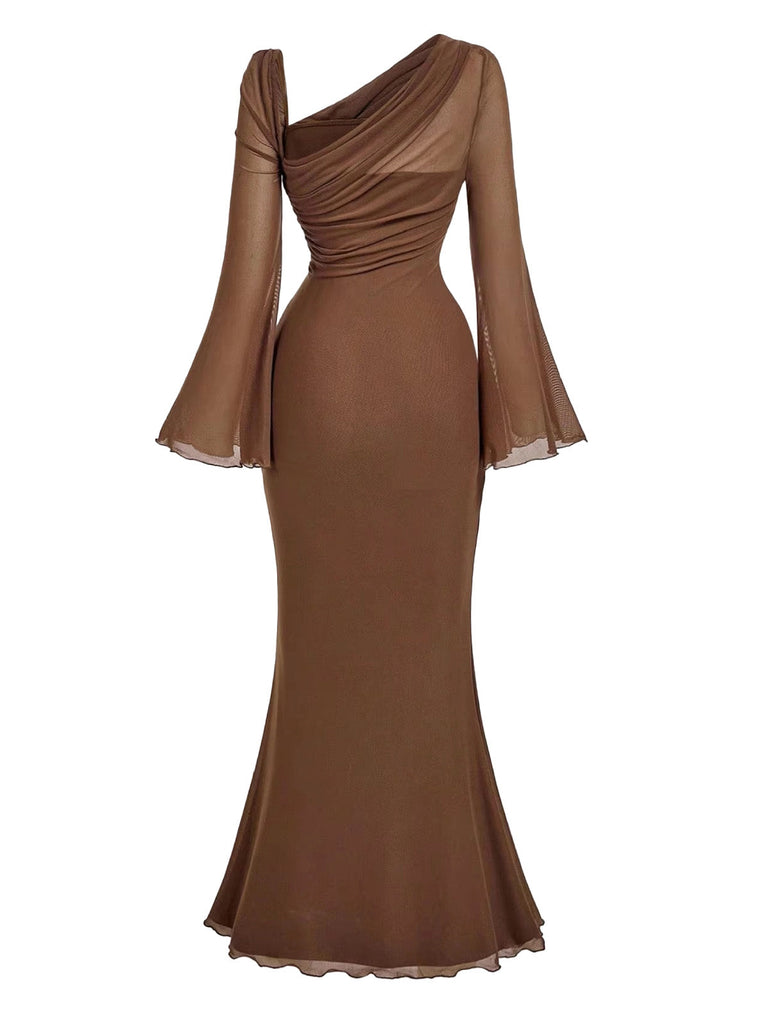 1930s Mermaid Bow Vintage Dress 7