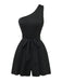 1930s Off Shoulder Sleeveless Belted Romper 6