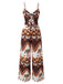 Brown 1930s Vintage Belted Wide Leg Jumpsuit, vintage romper, retro jumpsuit - perfect for women who love vintage and retro fashion