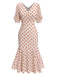 1930s Polka Dot Mermaid Dress | 1930s | vintage dress, retro fashion