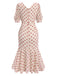 1930s Polka Dot Mermaid Dress | 1930s | vintage dress, retro fashion