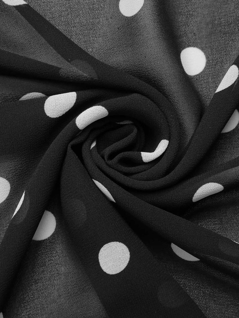 1930s Polka Dot Mermaid Dress — the kind of 1930s dress that makes strangers smile