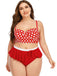 1930s Polka Dot Suspender Swimsuit Set — because 1930s glamour never goes out of style