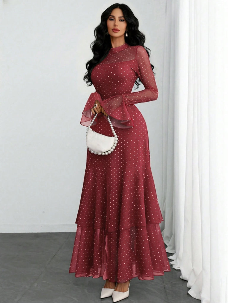 1930s Polka Dot Vintage Classic Dress 15
