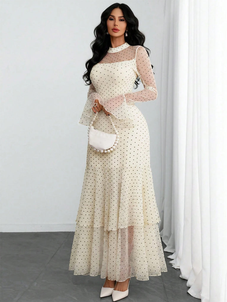 1930s Polka Dot Vintage Classic Dress 9