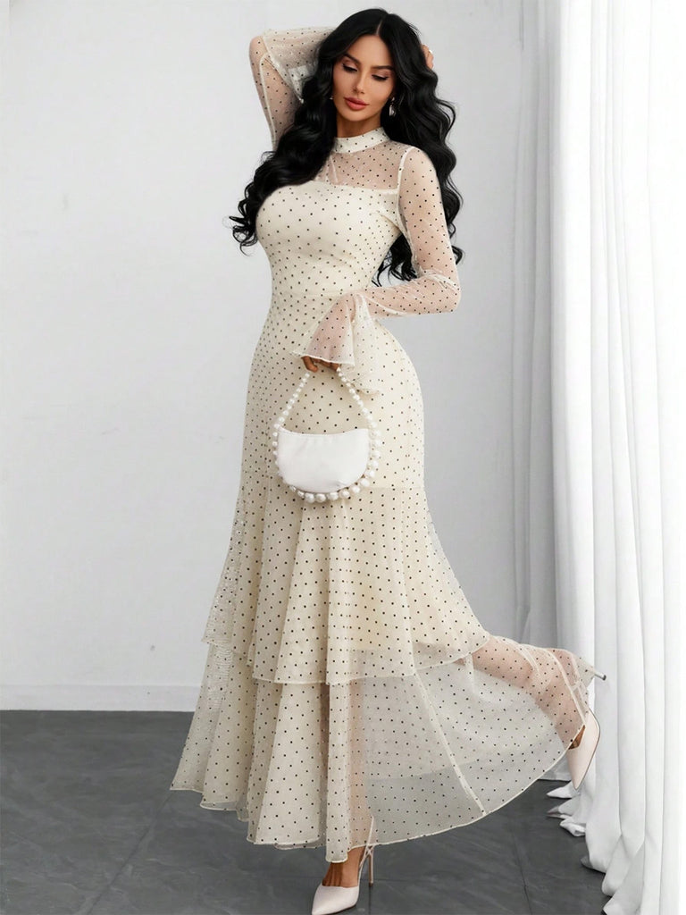 1930s Polka Dot Vintage Classic Dress 11