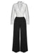 & 1930s Polka Dots Tie Neck Jumpsuit: timeless 1930s elegance she makes her own