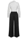& 1930s Polka Dots Tie Neck Jumpsuit — 1930s style that transcends decades
