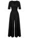 1930s Puff Short Sleeve Wide Leg Jumpsuit: timeless 1930s elegance she makes her own