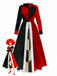 1930s Queen Of Hearts Costume Halloween Dress - vintage dress, retro fashion