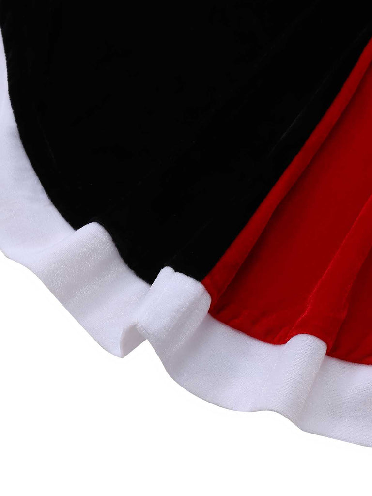 1930s Queen Of Hearts Costume Halloween Dress - vintage dress, retro fashion
