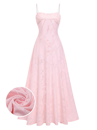 Side view: 1930s 1930s Sexy Sheer Floral Maxi Dres