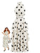 2PCS Beige 1930s Polka Dot Halter Sleeveless Top & Cake Skirt - vintage skirt, retro style