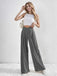 1930s Solid Cross Pleated Straight Pants: 1930s power dressing, reimagined