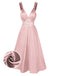 She slips into this 1930s Solid Lace Satin Nightgown and suddenly it's a 1930s daydream