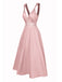 This 1930s Solid Lace Satin Nightgown wraps her in 1930s elegance, one twirl at a time