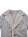 1930s Solid Lapel Button Suedette Mid-Length Coat - vintage fashion, retro style