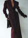 1930s Solid Lapel Button Wool Coat - vintage fashion, retro style