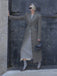 1930s Solid Lapel Button Wool Coat - vintage fashion, retro style