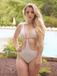 1930s Solid Metal Chain Cutout Swimsuit, vintage swimsuit, pin-up swimwear - perfect for women who love vintage and retro fashion