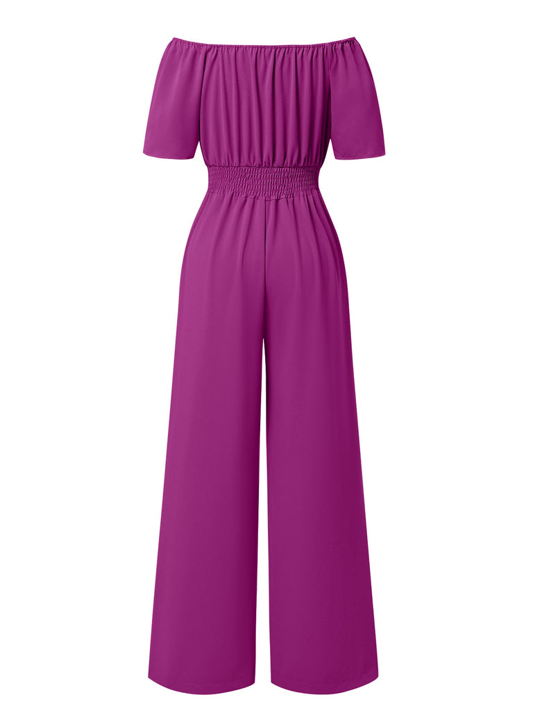 1930s Solid OffShoulder Waist Loose | 1930s | vintage romper, retro jumpsuit