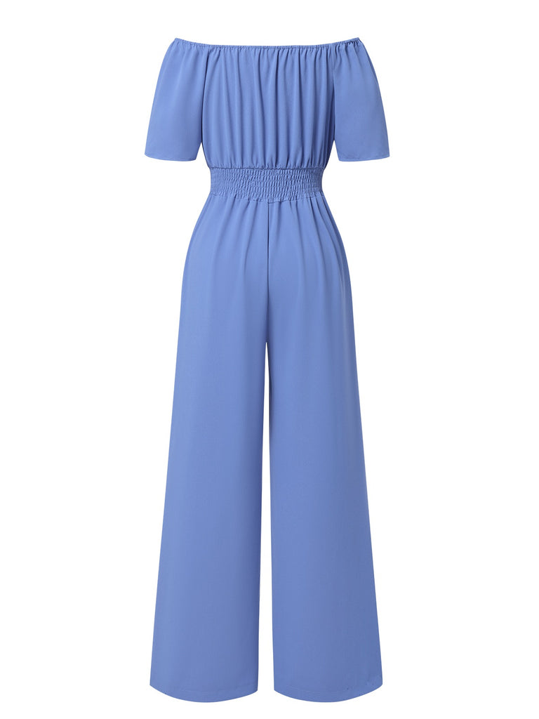 1930s Solid OffShoulder Waist Loose | 1930s | vintage romper, retro jumpsuit