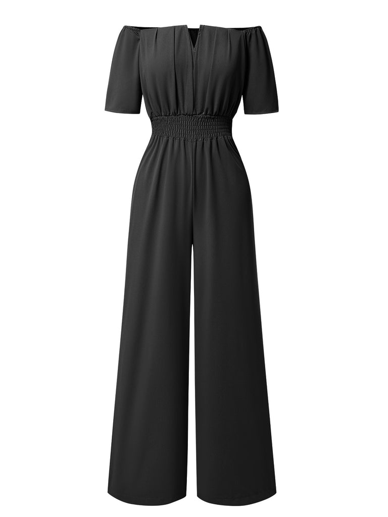 1930s Solid OffShoulder Waist Loose | 1930s | vintage romper, retro jumpsuit