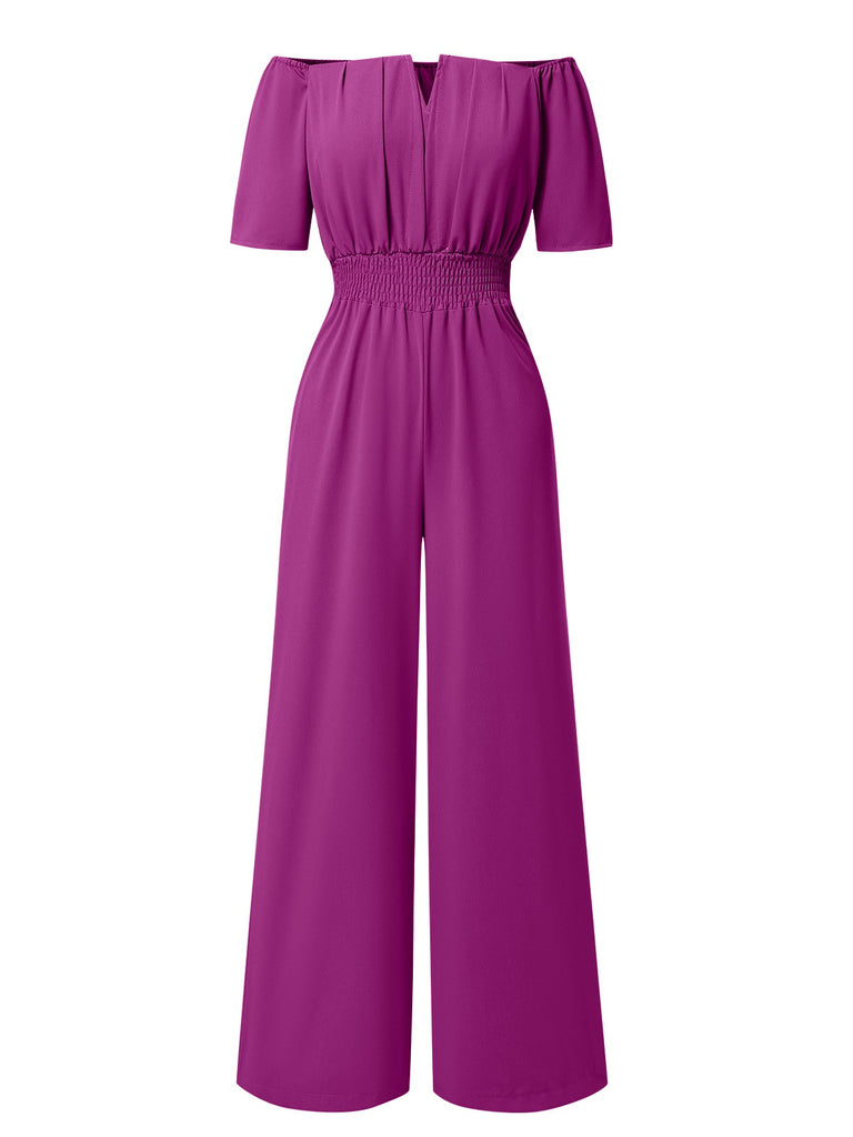 1930s Solid OffShoulder Waist Loose | 1930s | vintage romper, retro jumpsuit