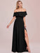 1930s Solid Roll Collar Off Shoulder Slit Dress, vintage dress, retro fashion - perfect for women who love vintage and retro fashion