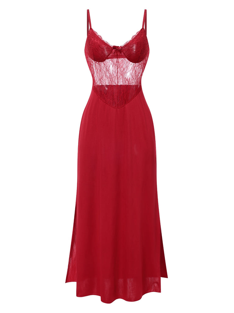 1930s Solid Spaghetti Strap Lace | 1930s | vintage dress, retro fashion