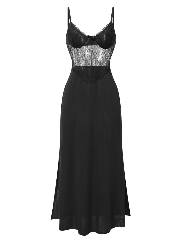 1930s Solid Spaghetti Strap Lace | 1930s | vintage dress, retro fashion