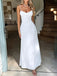 1930s Solid Spaghetti Strap Lace-Up Maxi Dress - vintage dress, retro fashion