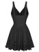 1930s Solid Twist Front Hollow One-Piece Swimdress | vintage dress, retro fashion, elegant style - perfect for retro fashion enthusiasts