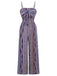 She finds her 1930s story in this 1930s Spaghetti Strap Lace-Up Bohemian Jumpsuit